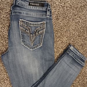 Women's Vigoss Heritage Fit Capri sz S 7/8 L27